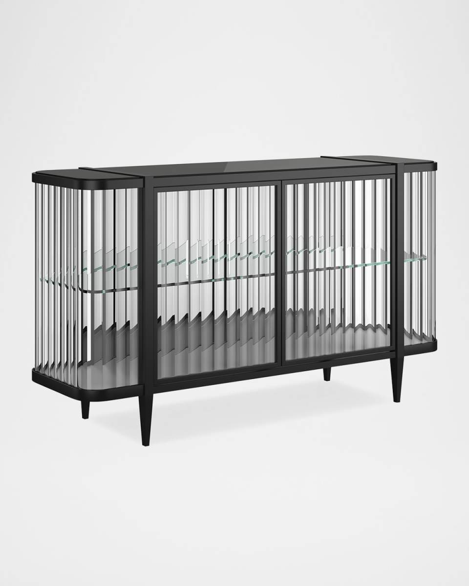Stop and Stare Console, Brushed Deep Bronze